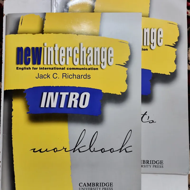 (workbook و new interchange-INTRO (student book