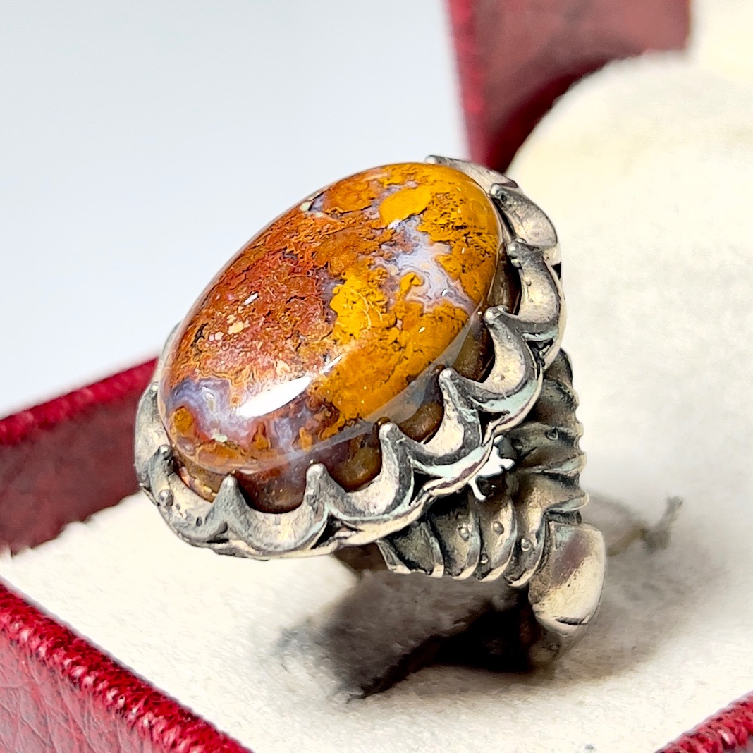 انگشترشجرپاییزی بی نظیر اصل معدنی