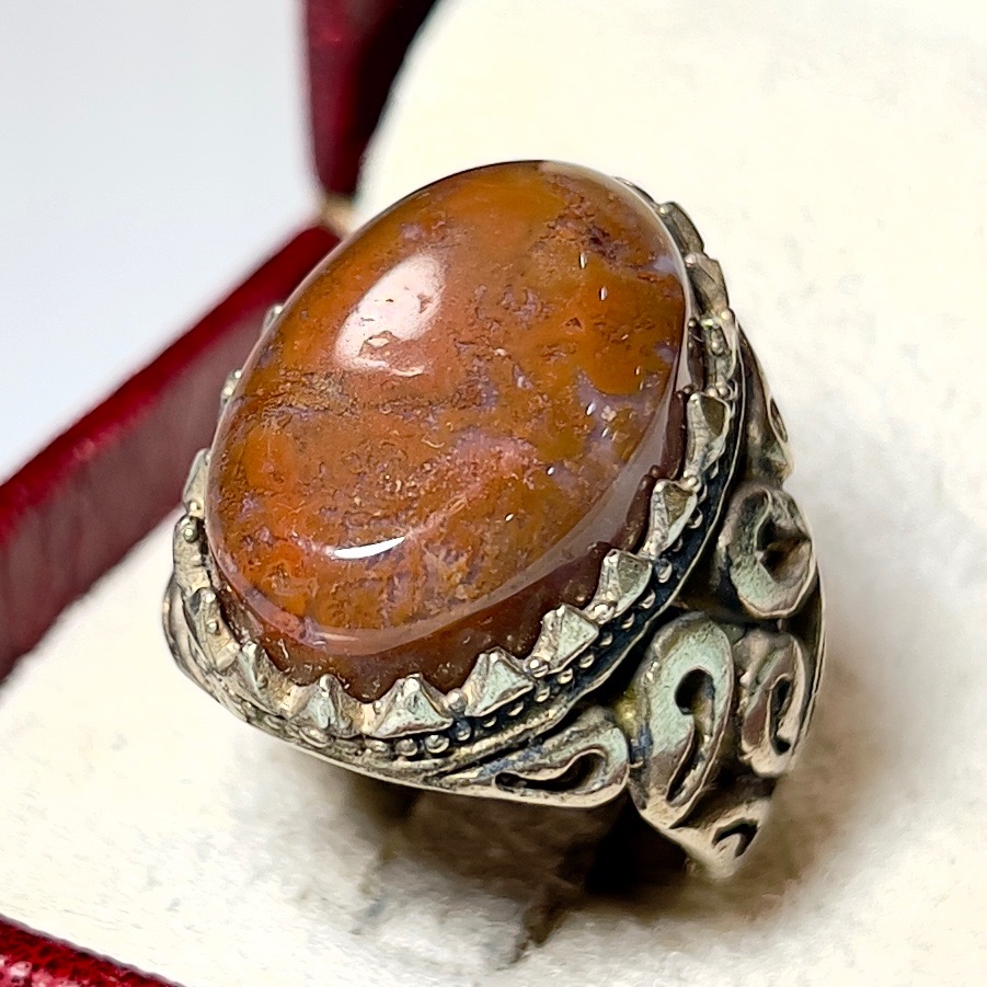 انگشتر نفیس جاسپر بی نظیر اصیل