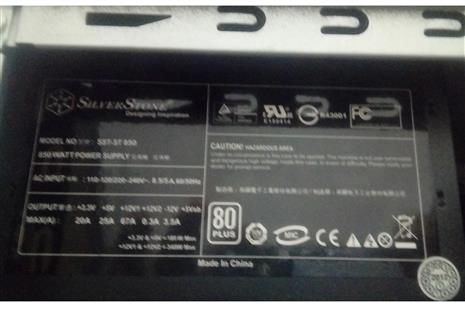 تصویر پاور قدرتمند 850 وات SilverStone 