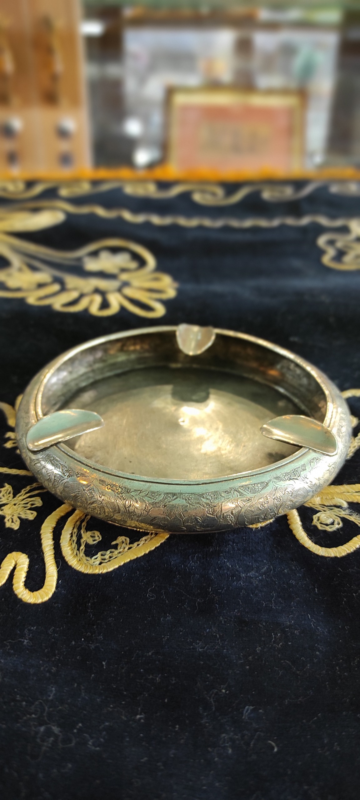 زیر سیگاری نقره