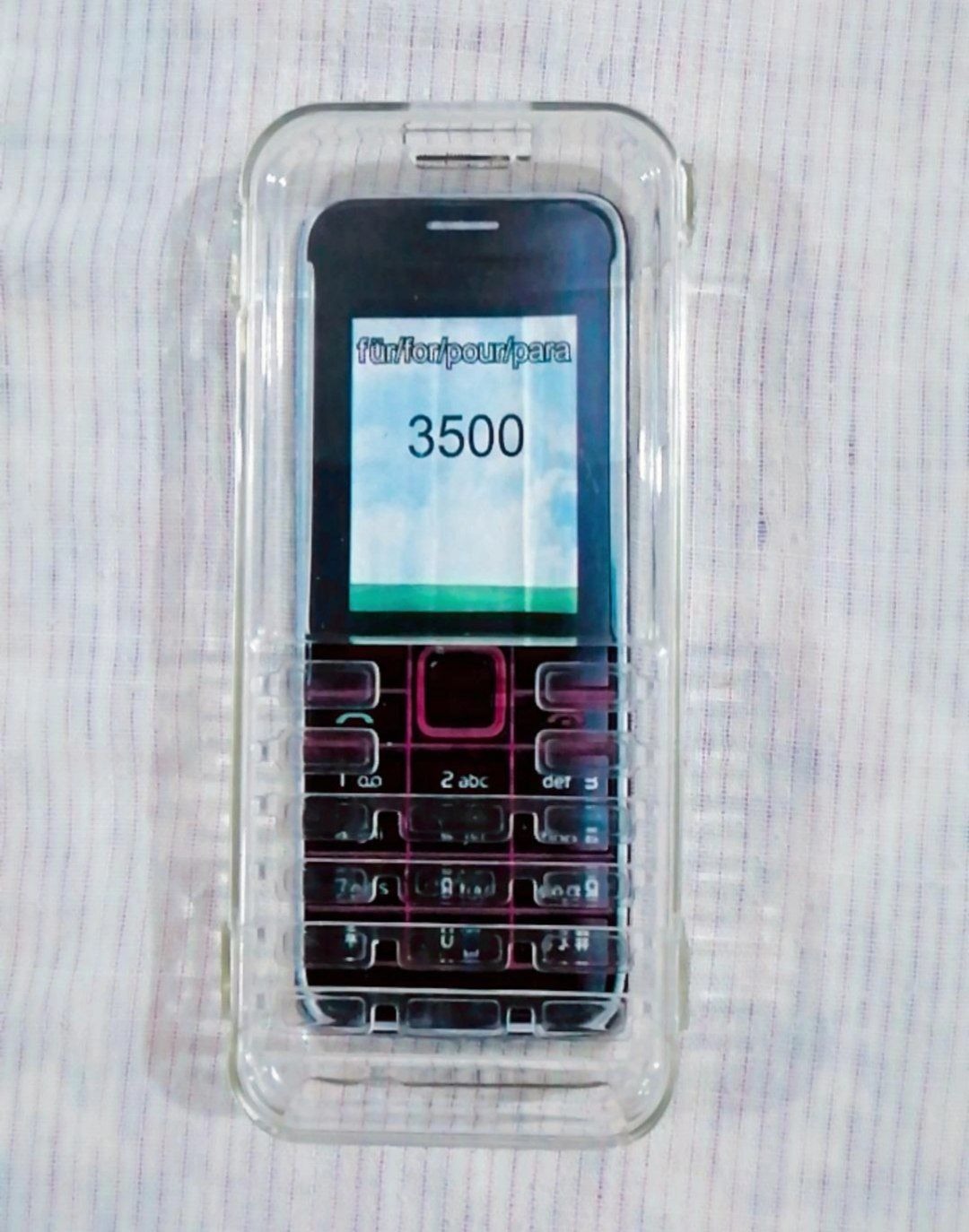 کاور کریستالی باکیفیت نوکیا مدل 3500
