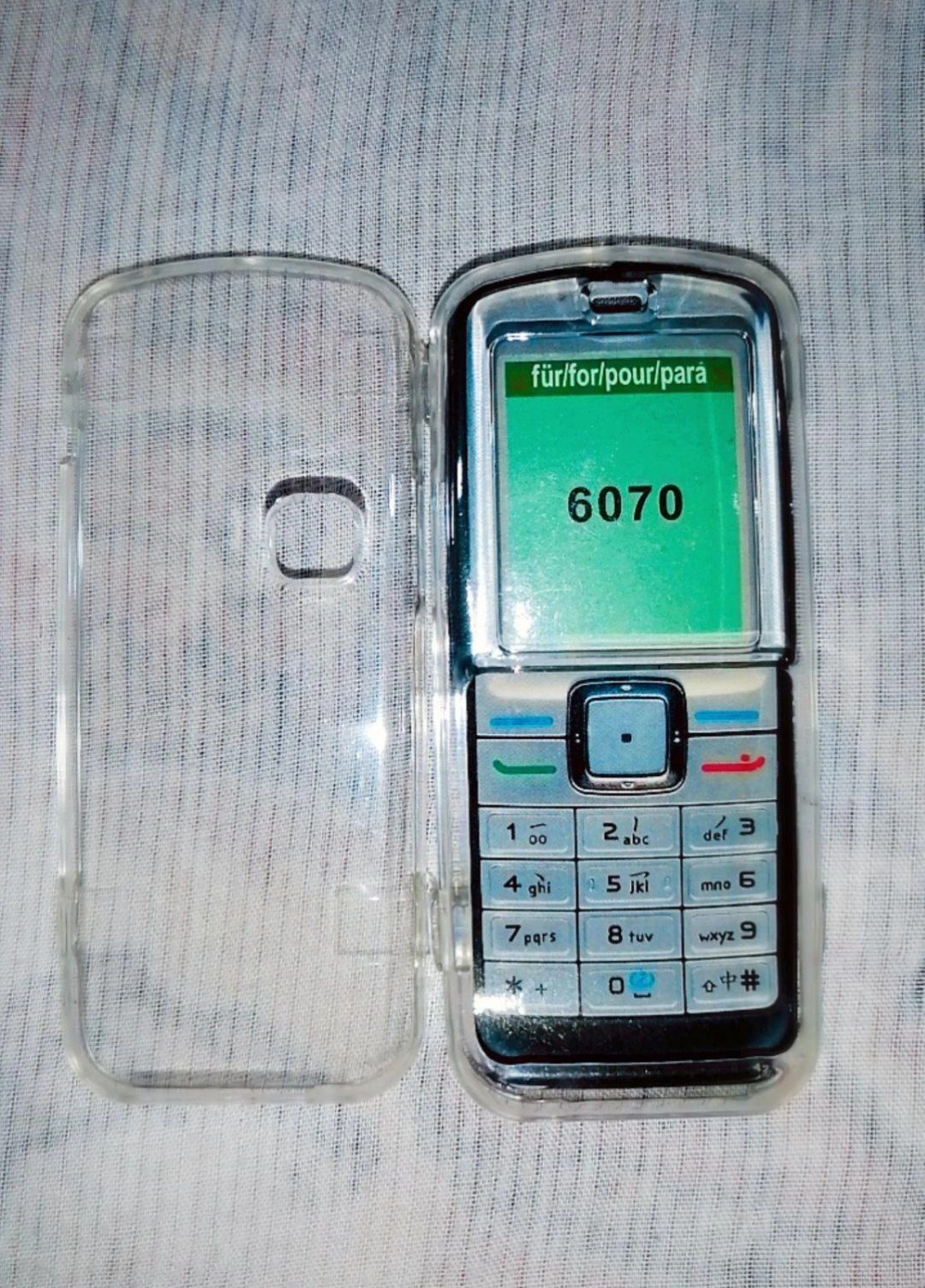 کاور کریستالی باکیفیت نوکیا مدل 6070