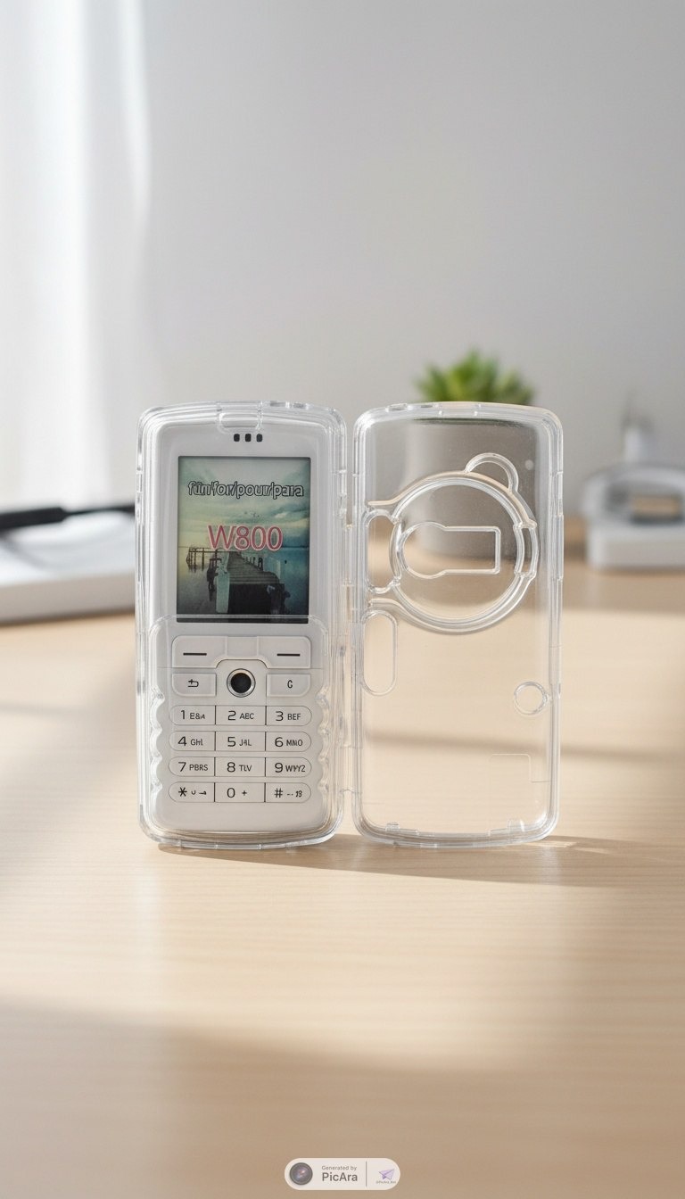 کاور کریستالی باکیفیت سونی اریکسون مدل W800