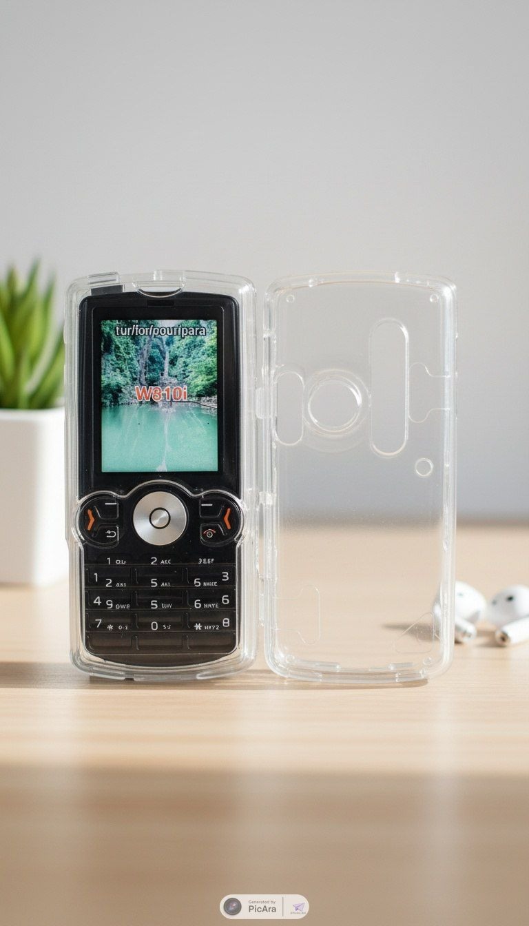 کاور کریستالی باکیفیت سونی اریکسون مدل W810i