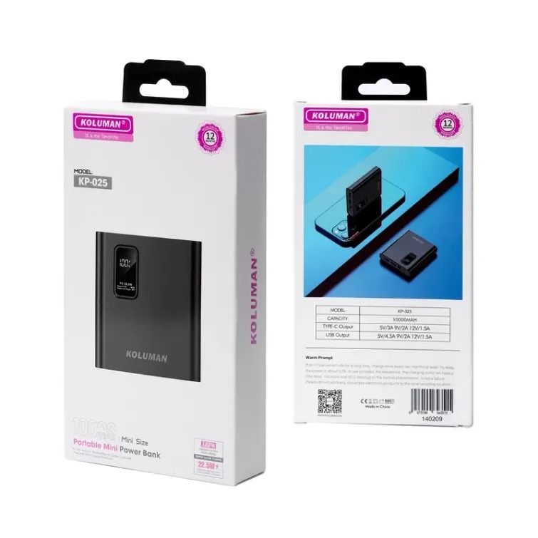 پاوربانک کلومن مدل KP-025MINI 2