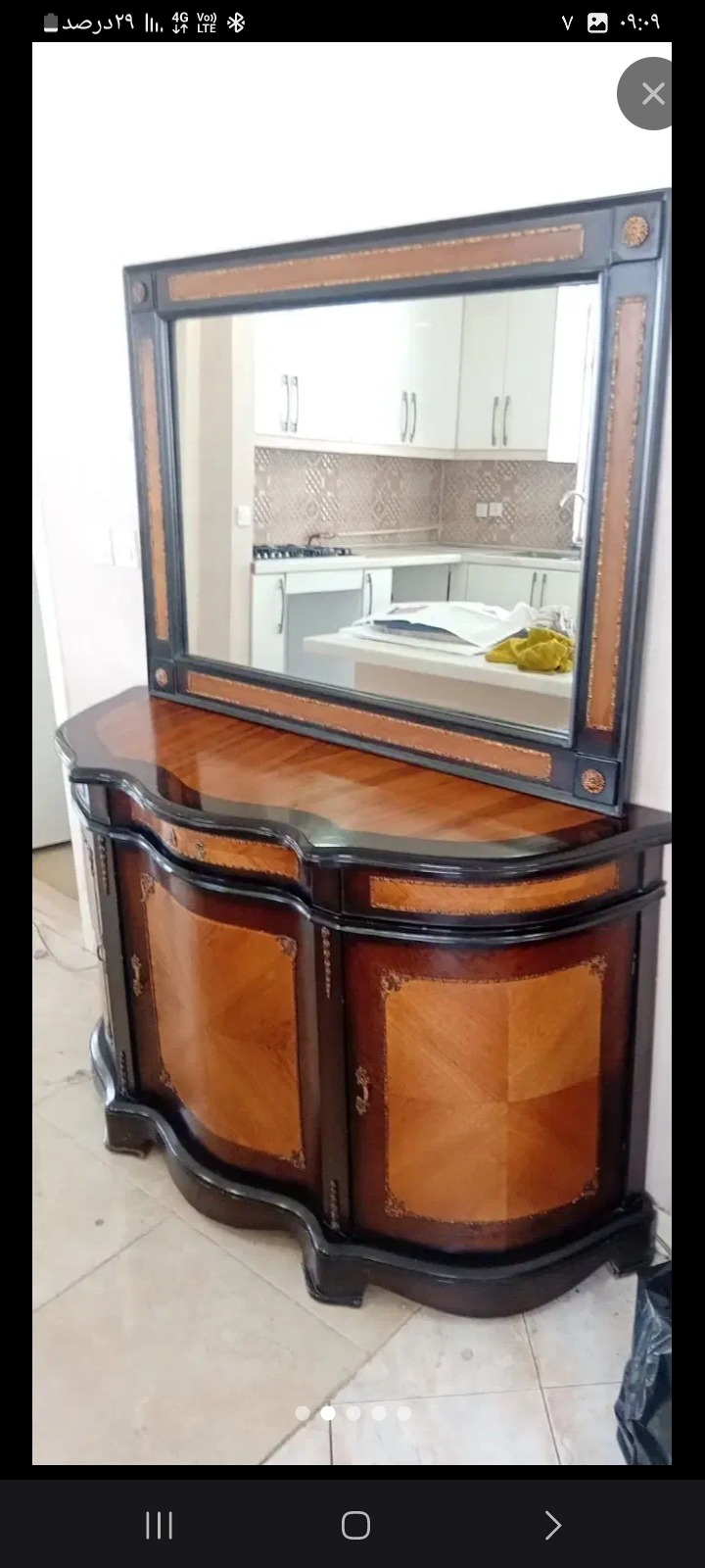کنسول چوبی سالم