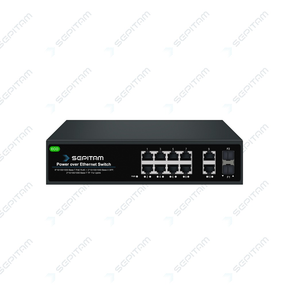 سوئیچ شبکه 8 پورت مدل Sepitam-PS408G-DGDF-Eco
