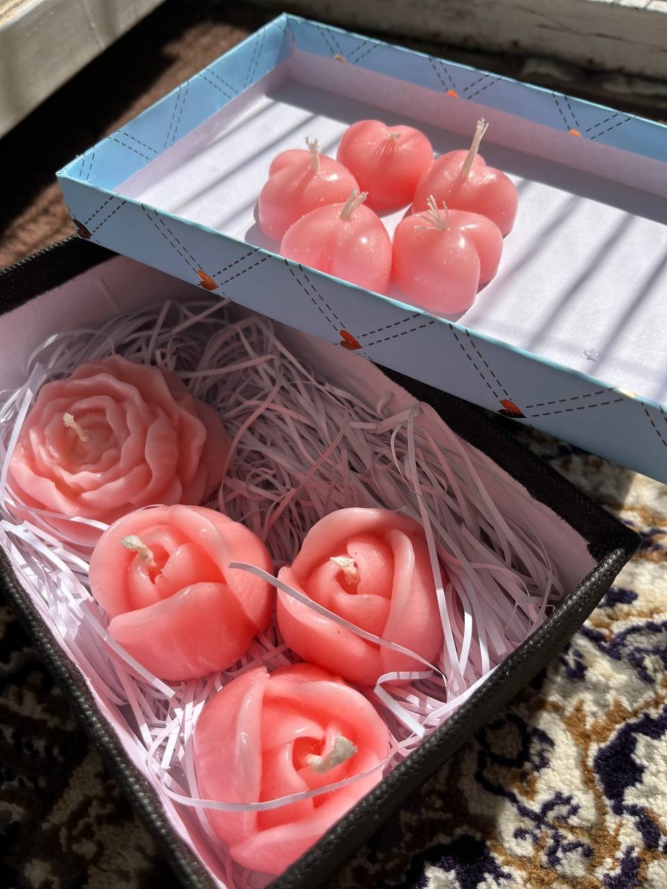 باکس شمع صورتی