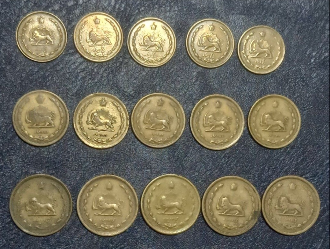 ست کامل سکه رضا شاهی
