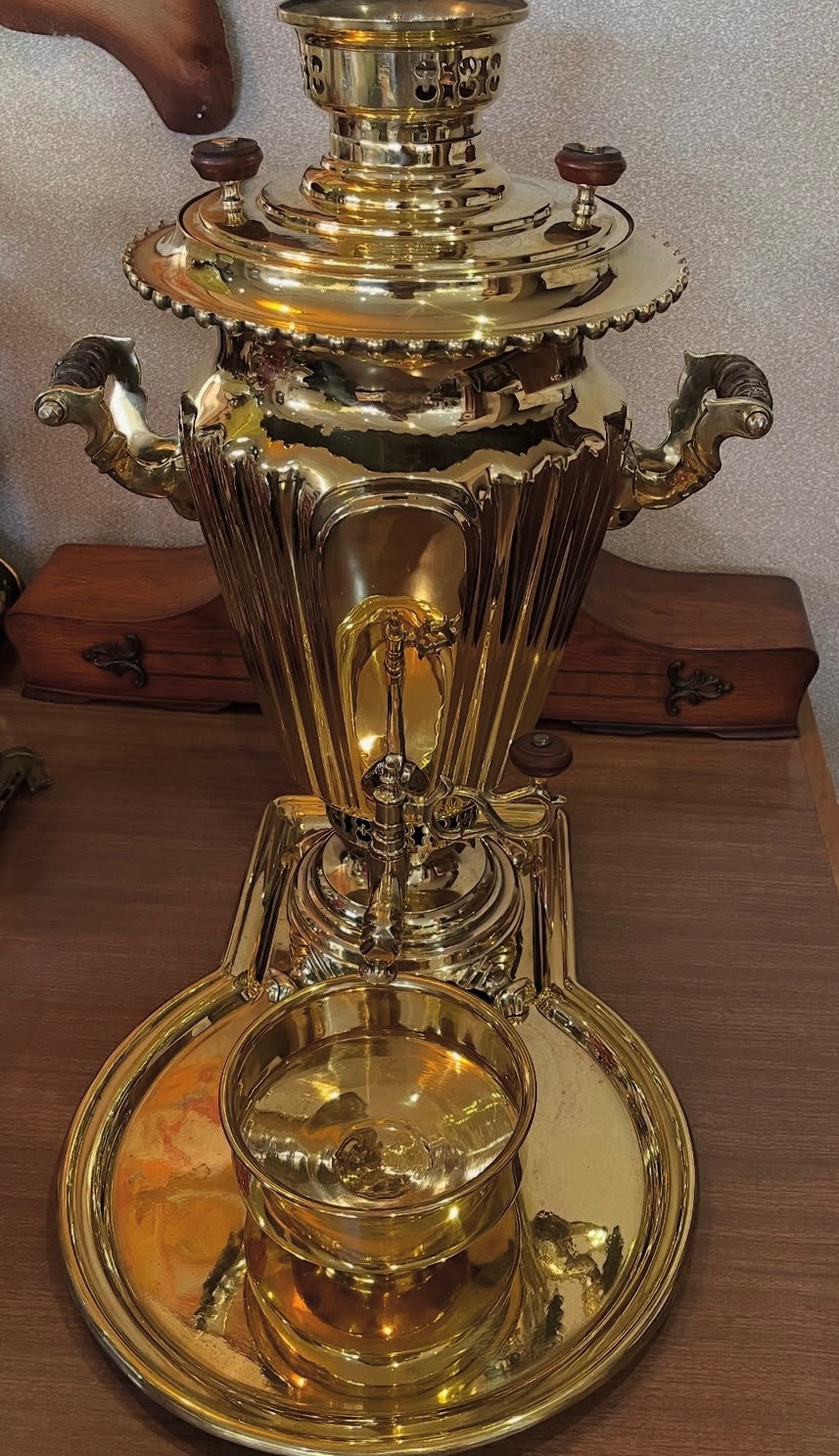 سماور ذغالی روسی