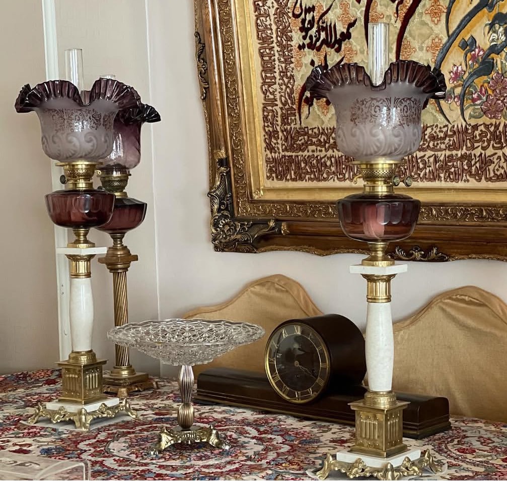 چراغ دوفتیله ی ایرانی