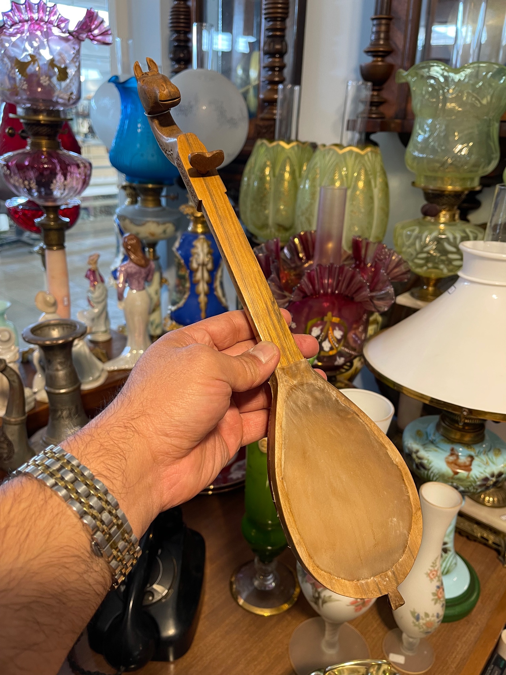 تار زیر عبائی قدیمی قاجاری