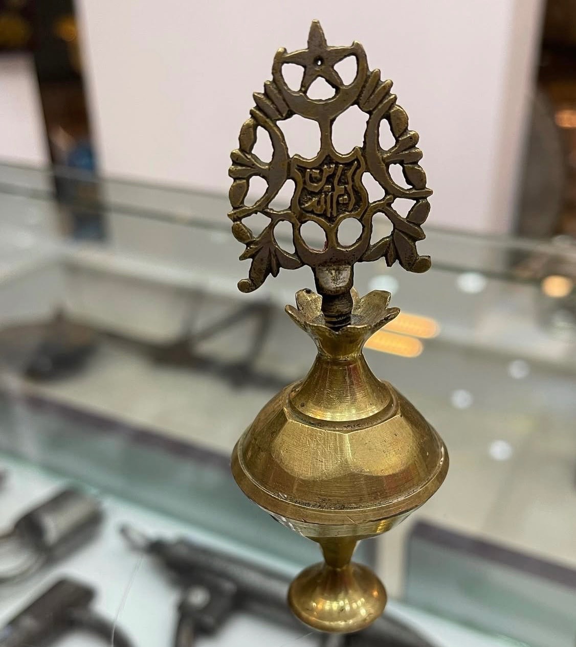 سرمه دان قدیمی برنجی