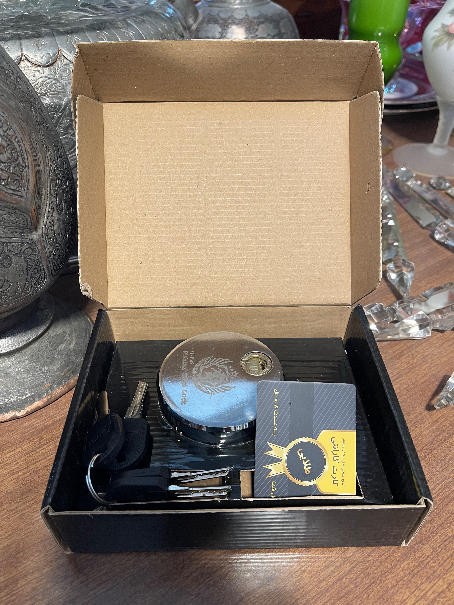 قفل زرگری فولادی