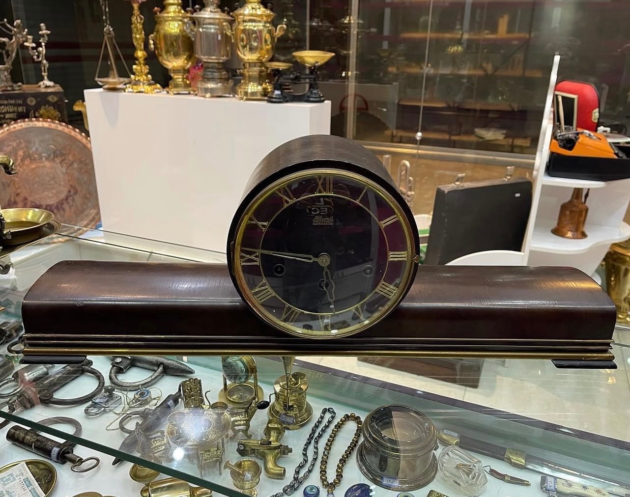 ساعت رومیزی قدیمی خارجی