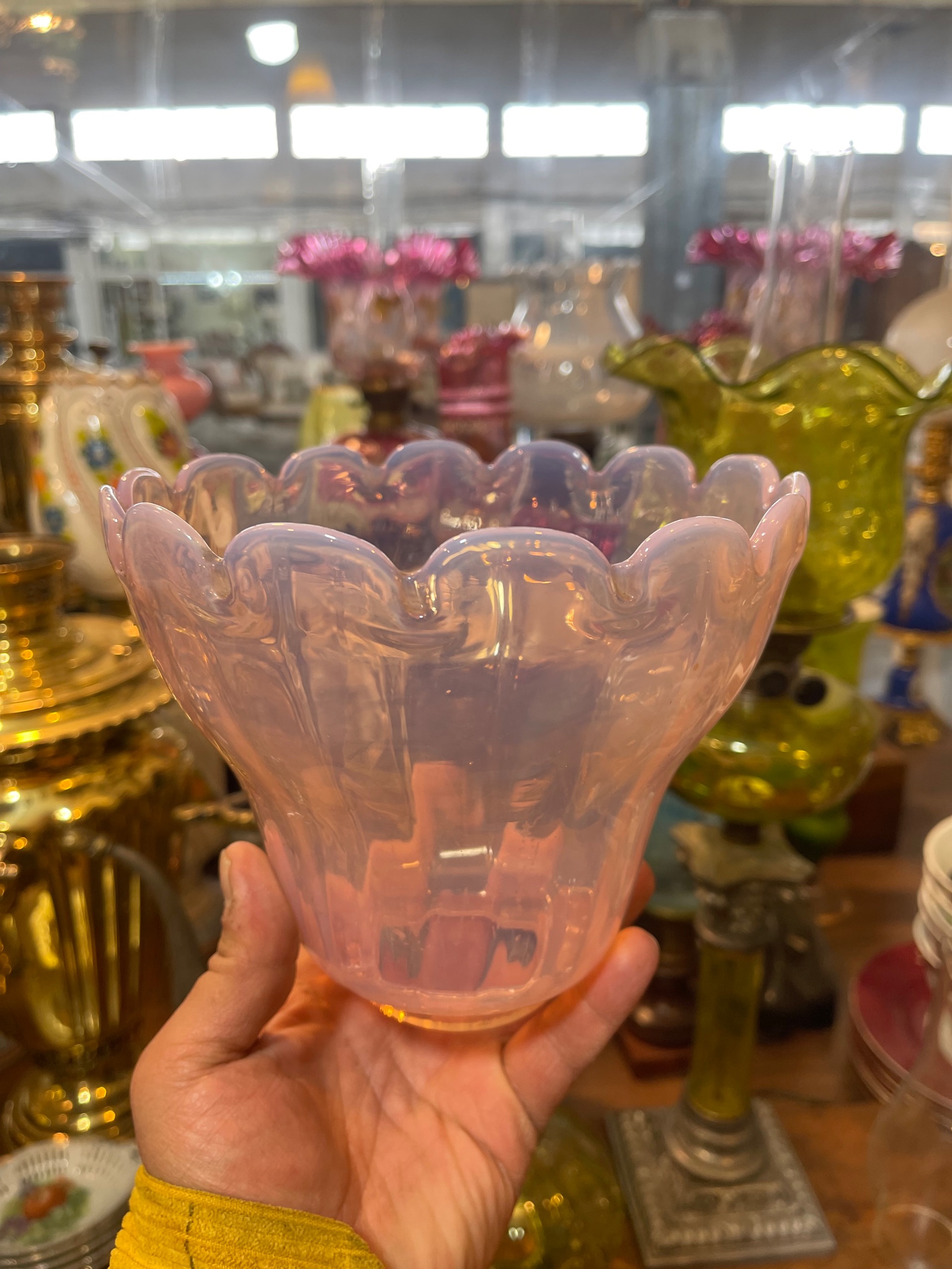 حباب تک سایز 7-8 واسلین گلس فرانسه