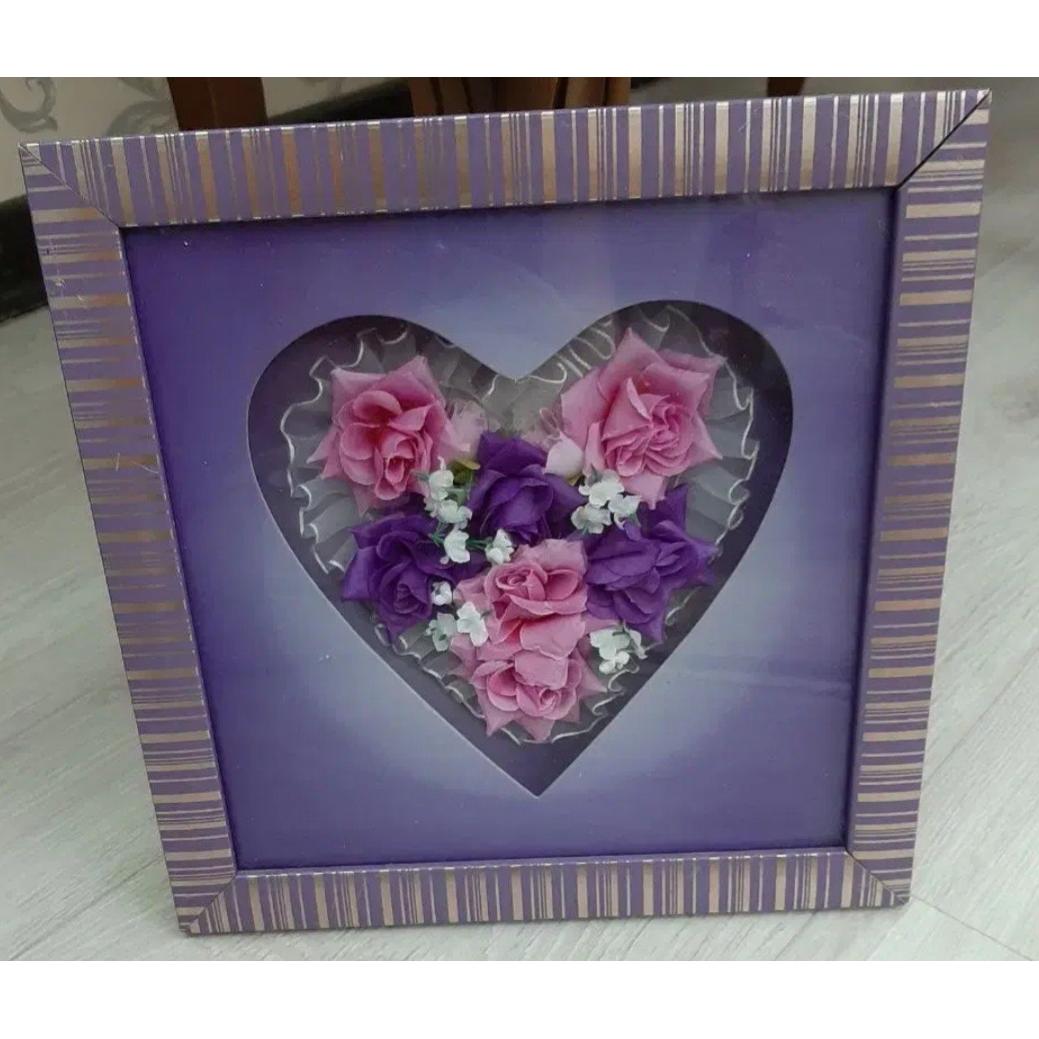 تابلو گل قلب