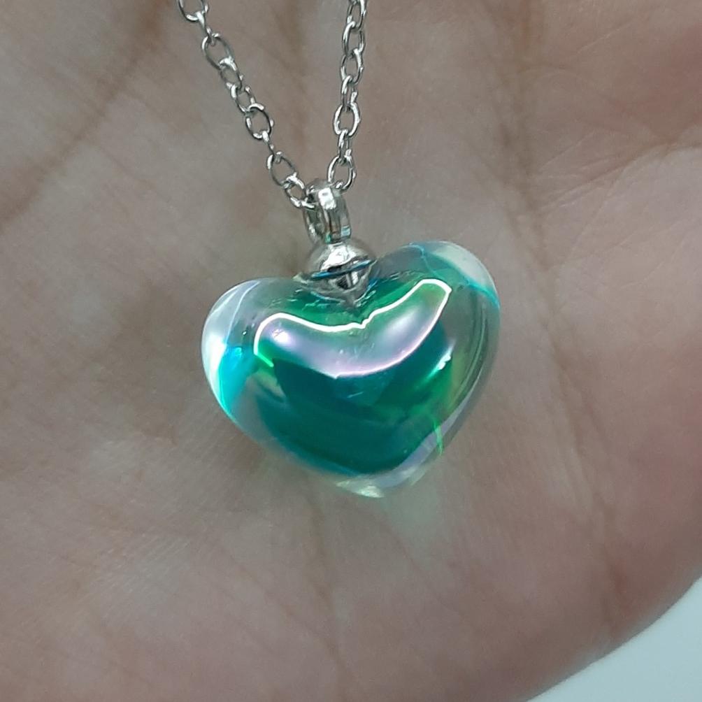 مدال قلب کریستالی