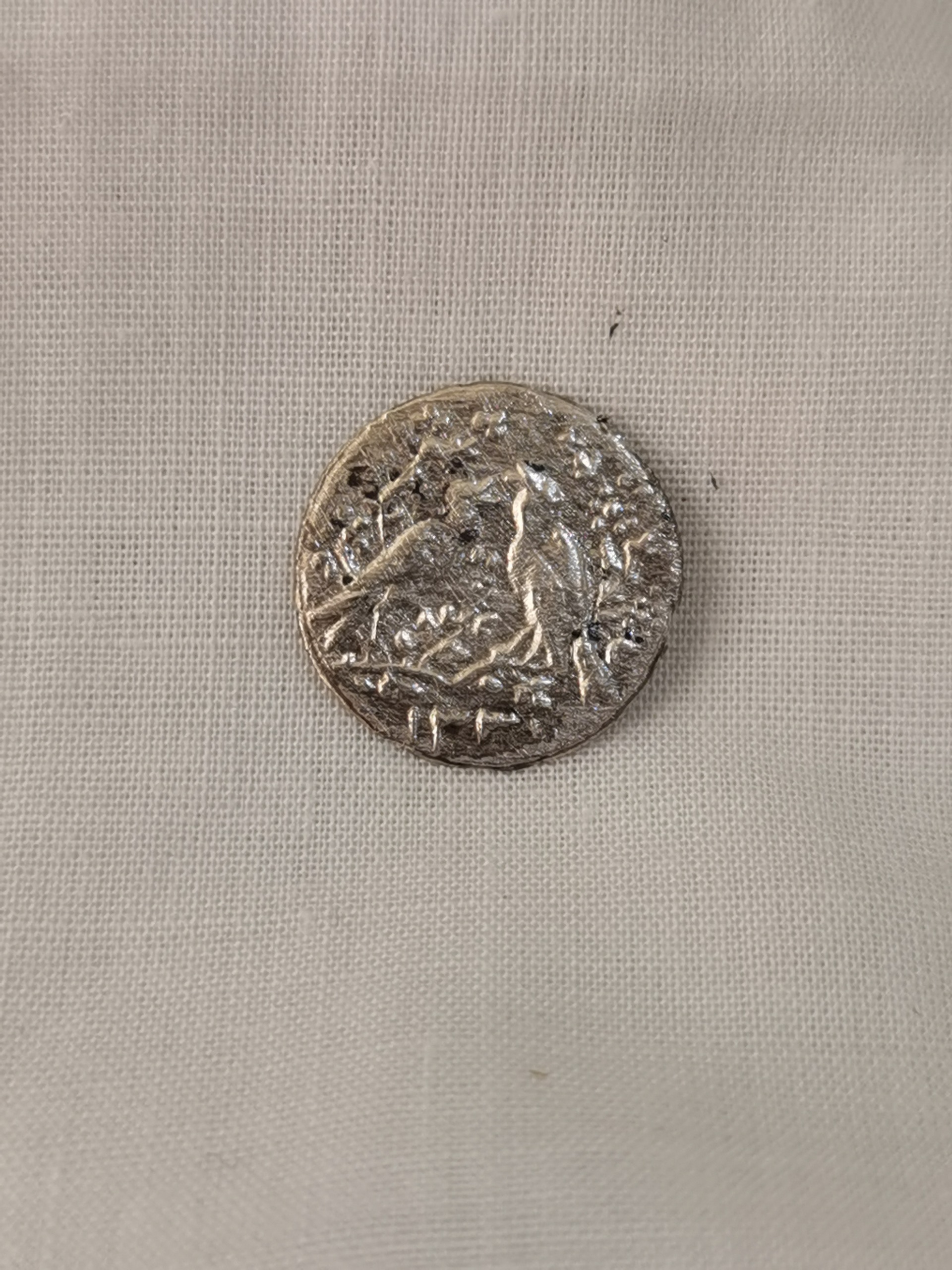 سکه مبارک باد نقره
