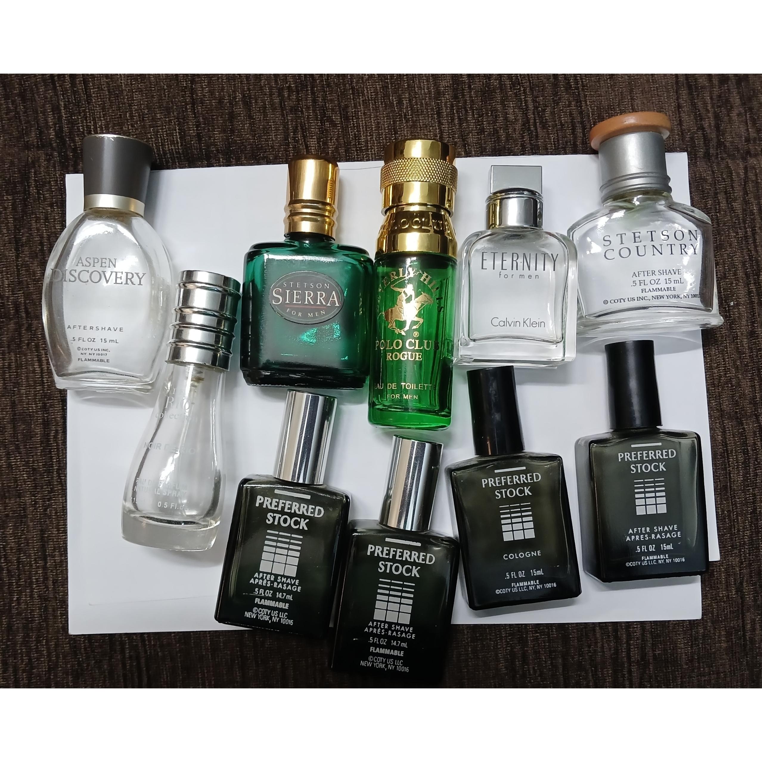 10 عدد شیشه خالی عطر 15ml