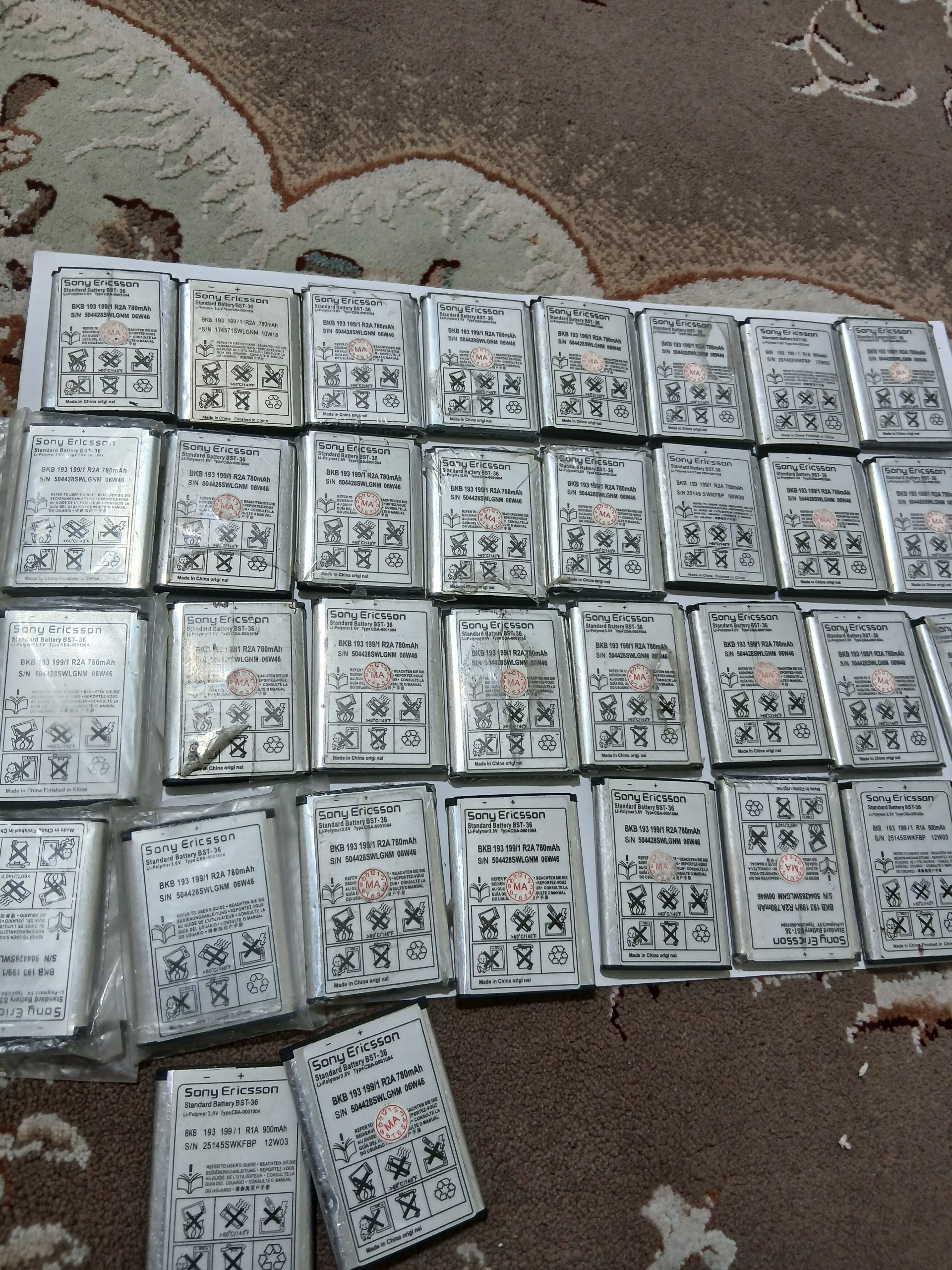 باتری سونی اریکسون اصل BST-36وK310و