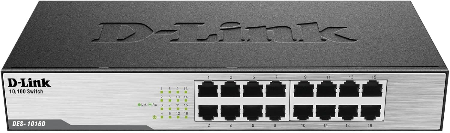 سوئیچ 16 پورت D-LINK مدل DES-1016D