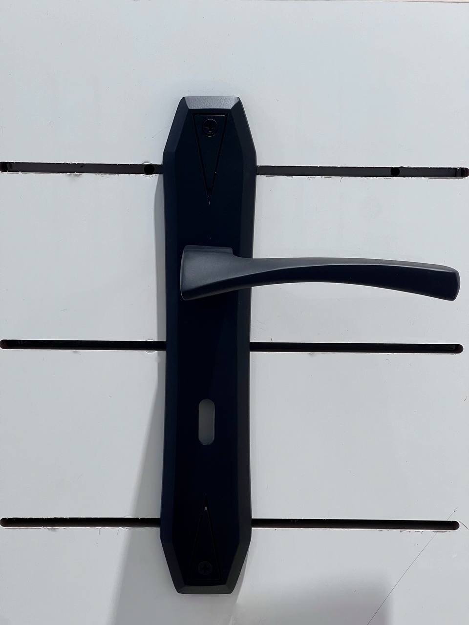 دستگیره درب چوبی اتاق خواب (کلیدی) مشکی کد 6000