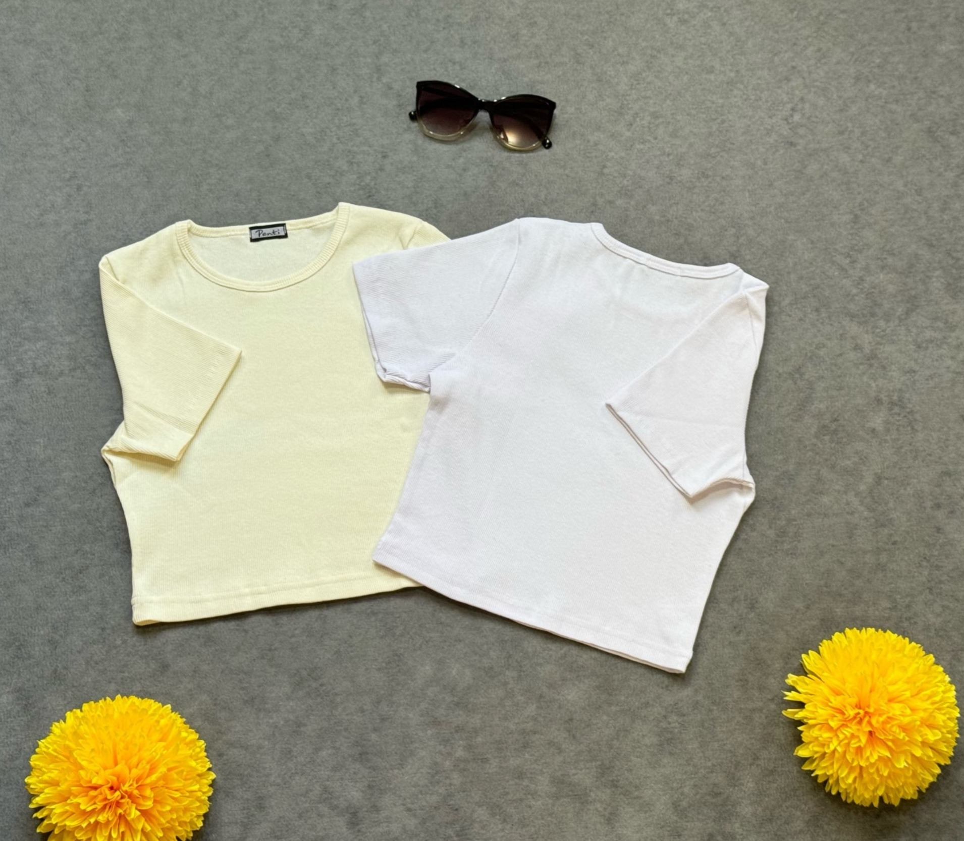 کراپ آستین کوتاه