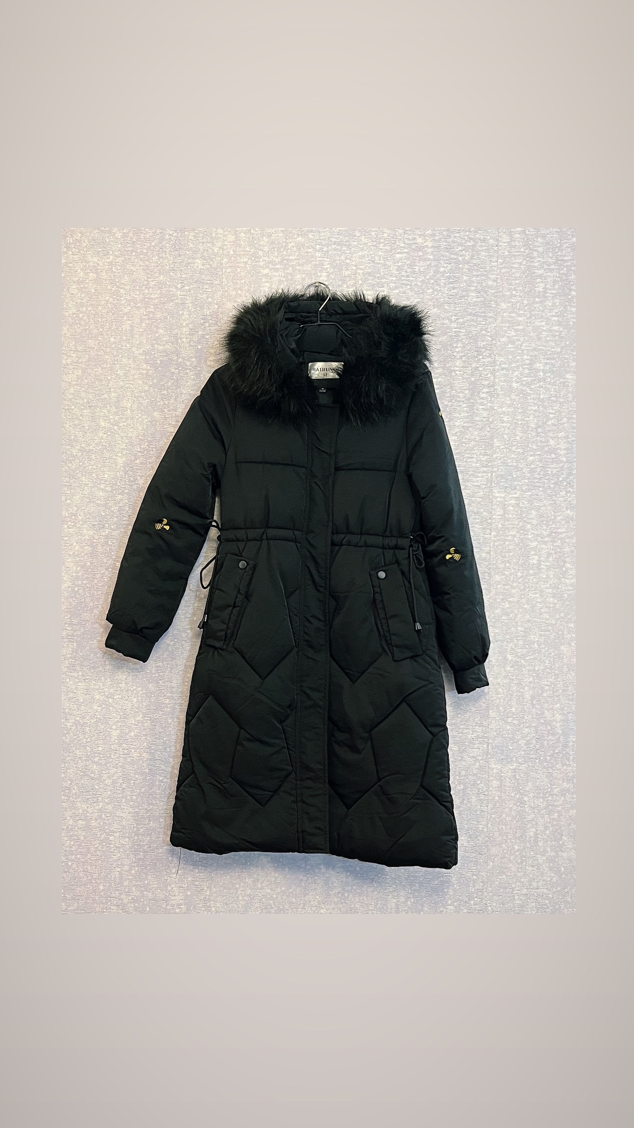 کاپشن بلند زنانه وارداتی