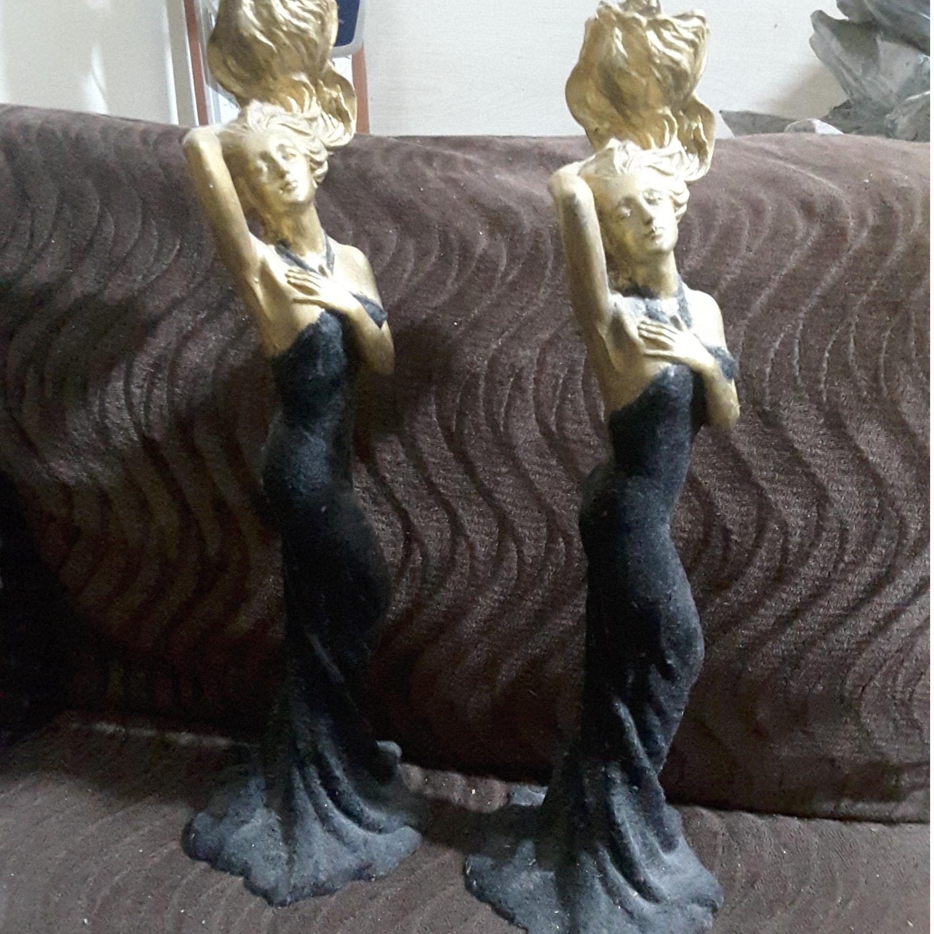 مجسمه شمعدان جفتی