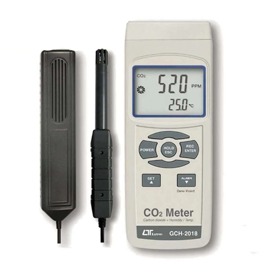 CO2 متر ترمومتر رطوبت سنج LUTRON GCH-2018