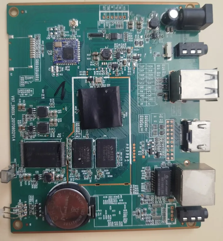 مادربرد اندروئید Amlogic S905 چهار هسته ای