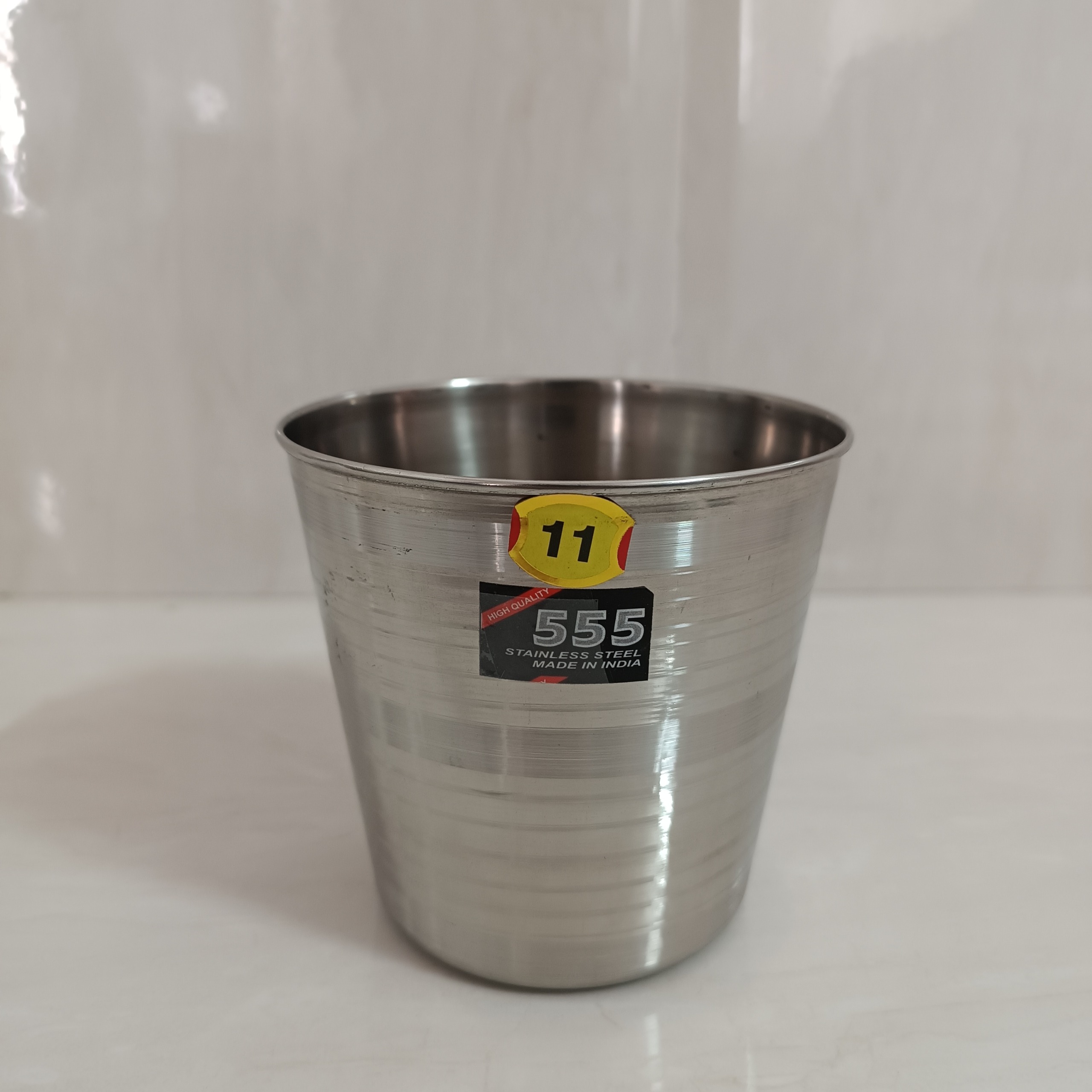 لیوان استیل هندی قطر 11- لیوان یخ آهنربا نگیر