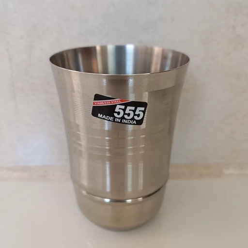لیوان استیل هندی قطر 7.5- لیوان یخ آهنربا نگیر