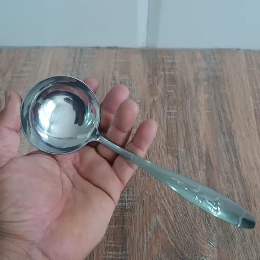 ملاقه طرح میخک ملاقه ماست استیل بگیرمارک واگنر
