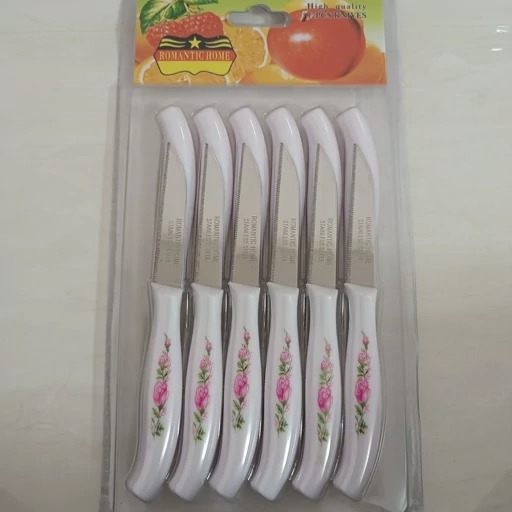 کارد میوه خوری طرح دار 12عددی مارک رومانتیک