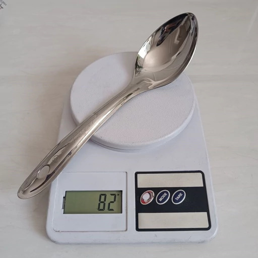 قاشق خورشت استیل هندی آهنربا نگیر ـ ملاقه خورشت