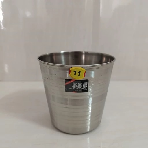 لیوان استیل هندی قطر 11- لیوان یخ آهنربا نگیر