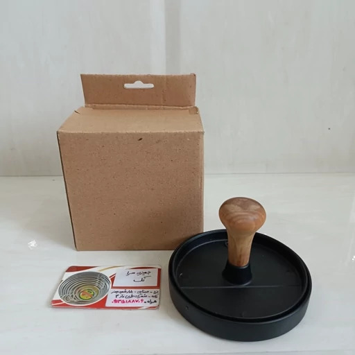 همبرگر زن دستی جنس چدن قطر 11.5