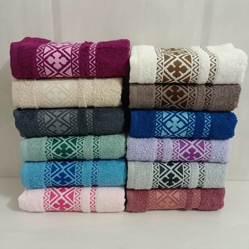 حوله دستی بهباف آذر سایز 40در 75