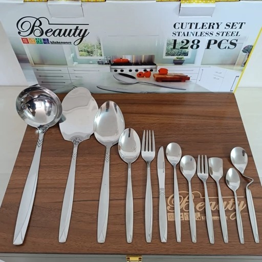 سرویس قاشق و چنگال 128 پارچه