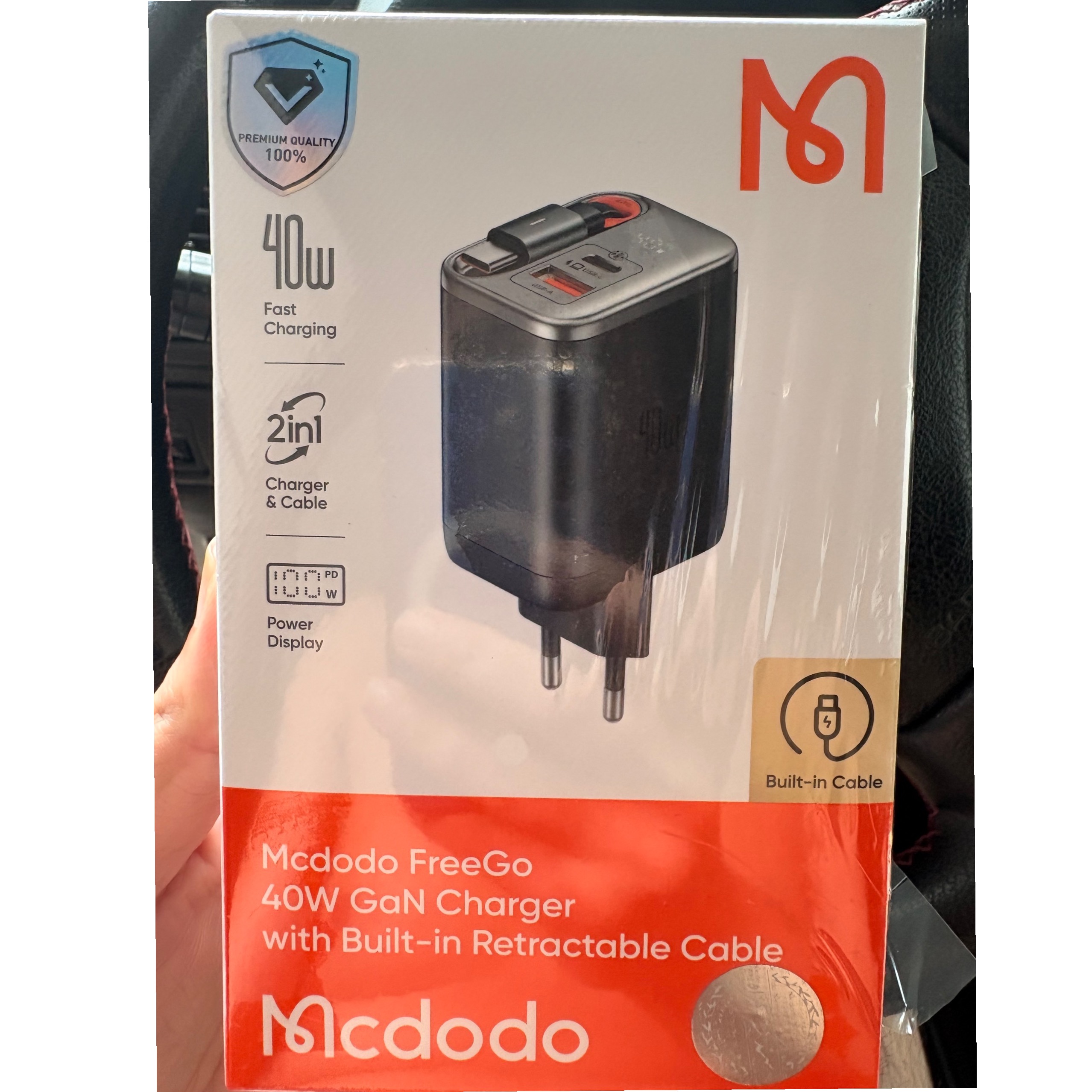 شارژر 3پورت 40وات مک دودو CH-428 GaN