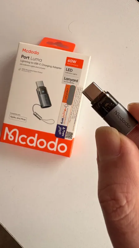 مبدل لایتنینگ به USB-C تایپ سی مک دودو OT-7610