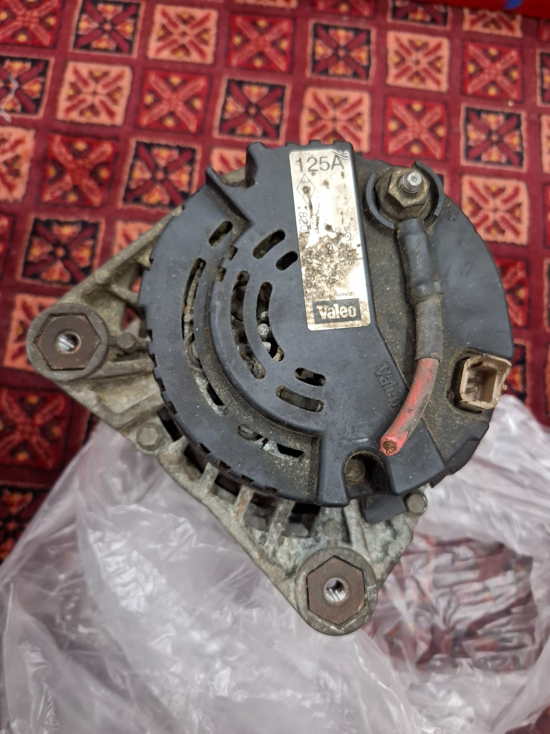دینام والئو 125 آمپر