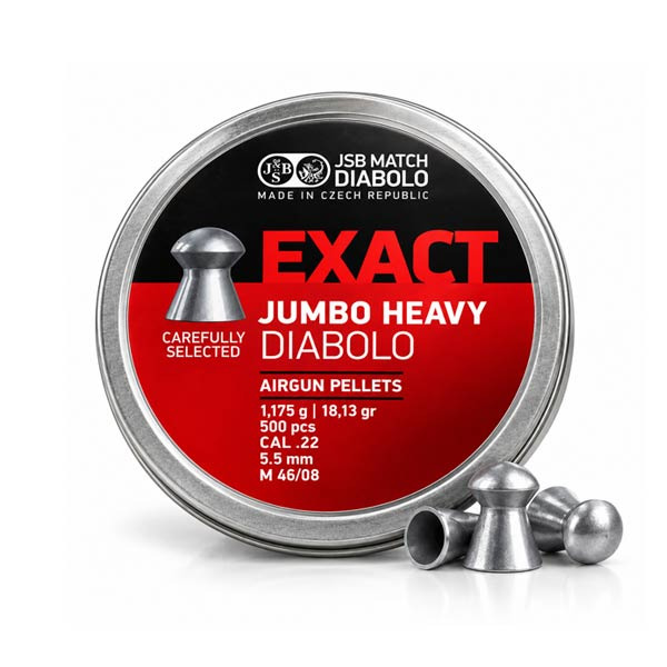 ساچمه JSB Exact Jumbo کالیبر 5.5 | 18.13 گرین