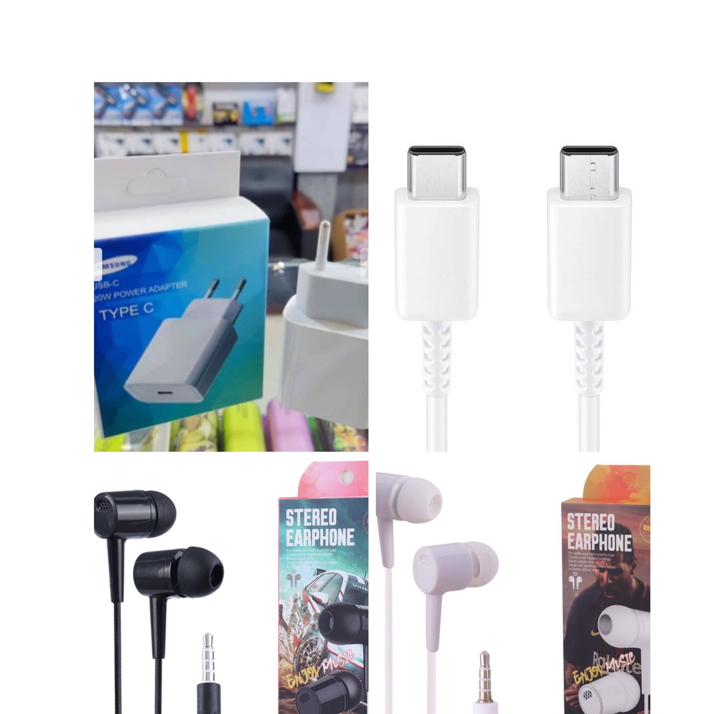 مزایده پک 3 عددی لوازم جانبی موبایل اقتصادی