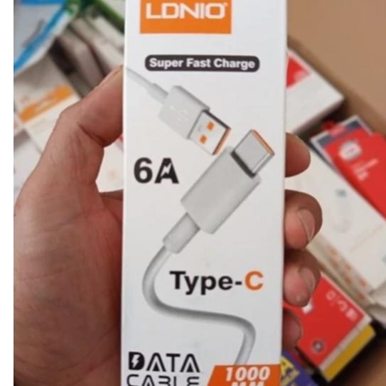 کابل شارژر 6 آمپر تایپ سی الدینیو پک 10 عدد