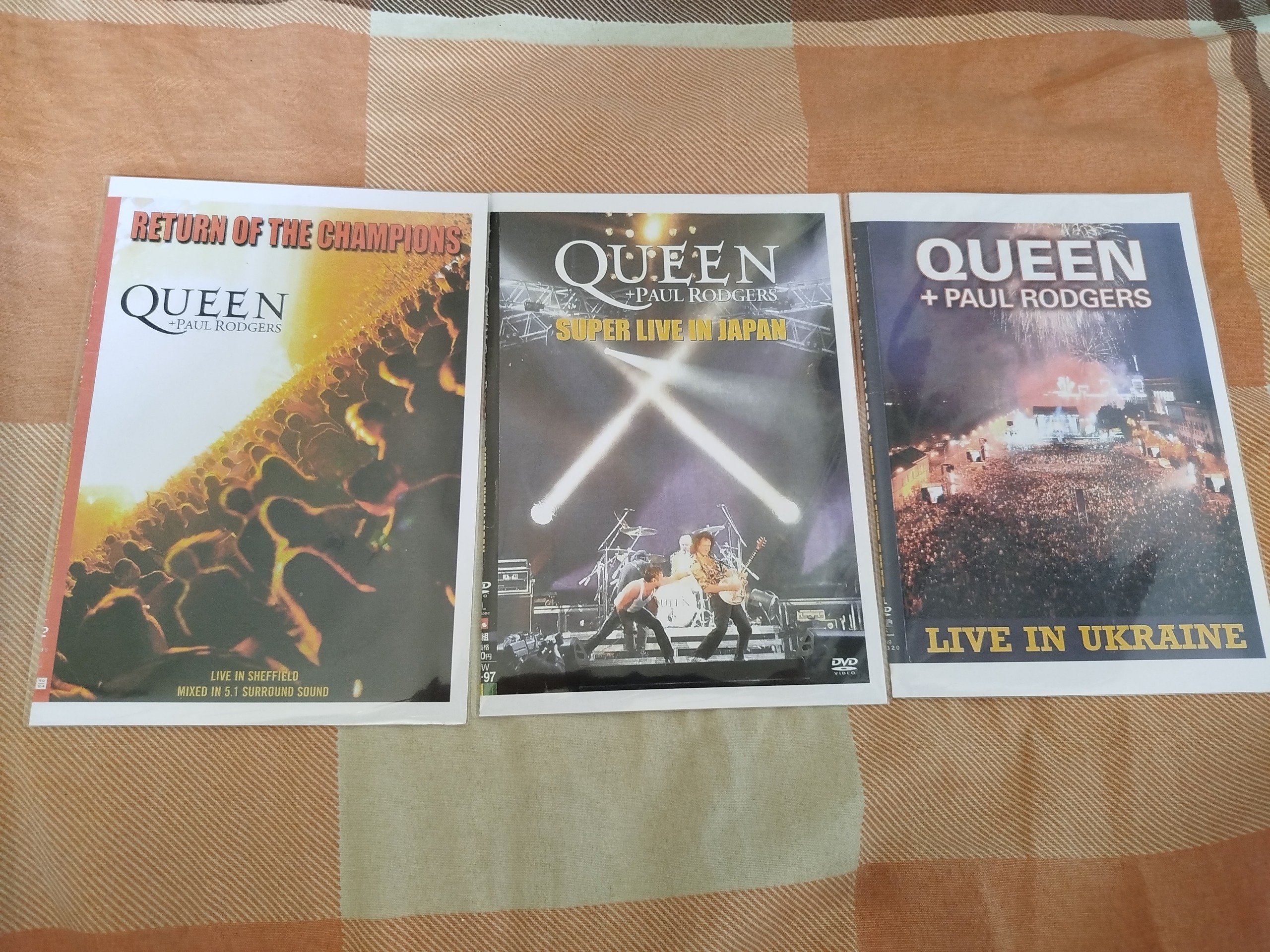 سه کنسرت گروه Queen با صدای Paul Rodgers