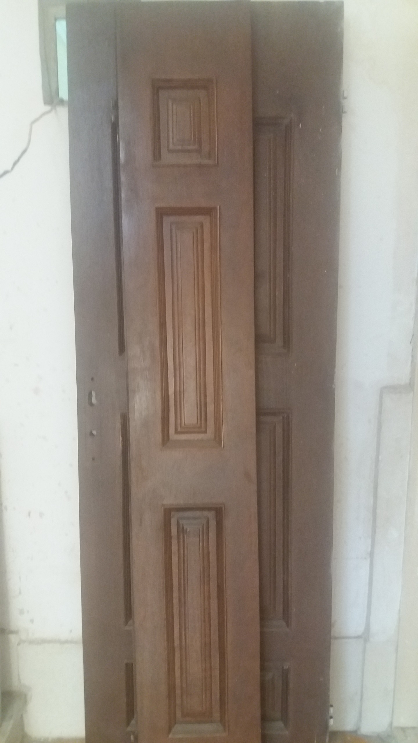 درب چوبی دولنگه